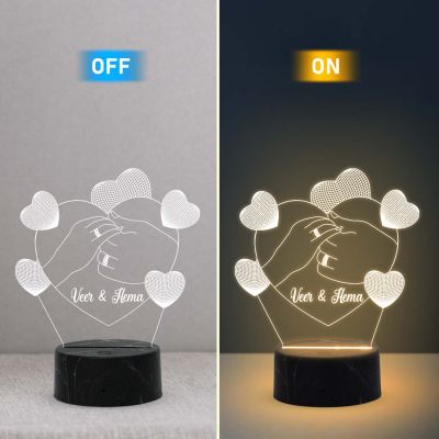 Soulmate Night lamp Warm White Color Gift for Husband Wife